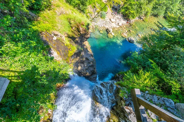 Сумський Водоспад Річки Радовна Ущелині Вінтґар Національний Парк Триглав Словенія — стокове фото
