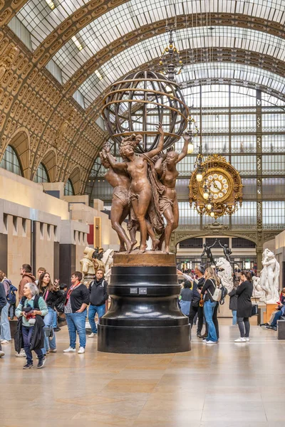 Parijs Frankrijk April 2023 Grote Zaal Van Orsay Museum Frans — Stockfoto