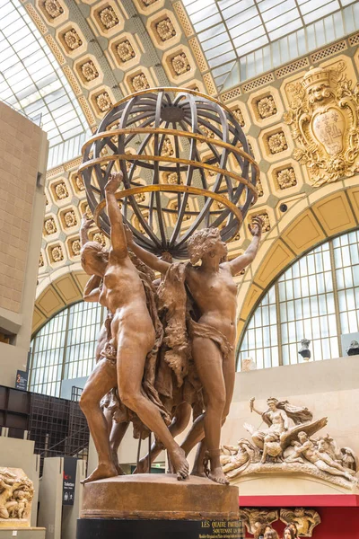 2023年4月15日 Jean Baptiste Carpeaux Four Parts World 法国巴黎Orsay博物馆 — 图库照片