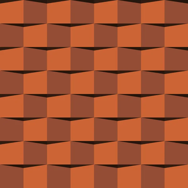Оранжевый Цвет Черепицы Крыши Векторный Бесшовный Шаблон — стоковый вектор