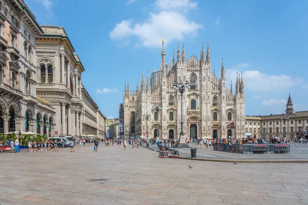 Milão Itália Julho 2023 Catedral Milão Italiano Duomo Milano Catedral — Fotografia de Stock