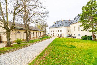 The Konigstein Fortress, a monumental structure in Saxony, Germany, showcases its impressive architecture and beautiful surroundings, inviting visitors to explore its rich history and scenic views. clipart