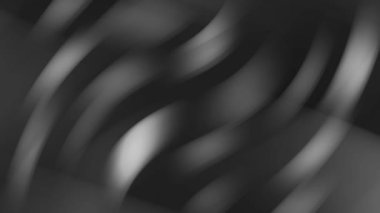 Modern siyah beyaz tonlarda soyut animasyon. Yüksek kalite 4k görüntü