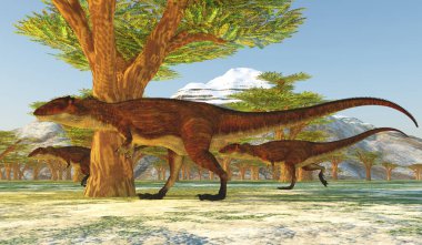 Carcharodontosaurus, Kretase döneminde Afrika 'da yaşamış büyük bir etobur theropod dinozorudur..
