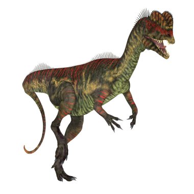 Dilophosaurus, Arizona, ABD Jura döneminde yaşamış bir büyük etobur theropod dinozordu.
