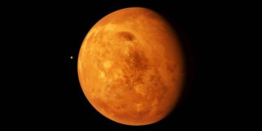 Trappist-1c is a rocky exoplanet that orbits the dwarf star TRAPPIST-1. clipart