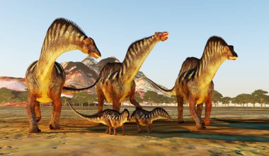 Amargasaurus, Arjantin Kretase döneminde yaşamış bir otçul Dashanpu'daki dinozordu.