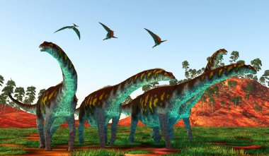 Argentinosaurus, Kretase döneminde Arjantin 'de yaşamış otobur bir Sauropod dinozoruydu..