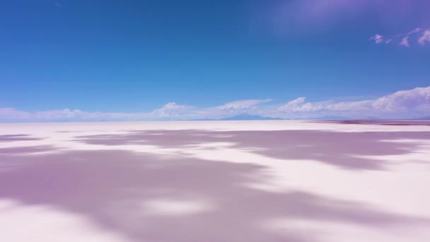 Uyuni Zoutvlaktes Salar Uyuni Luchtfoto Altiplano Bolivia Het Droge Seizoen — Stockvideo