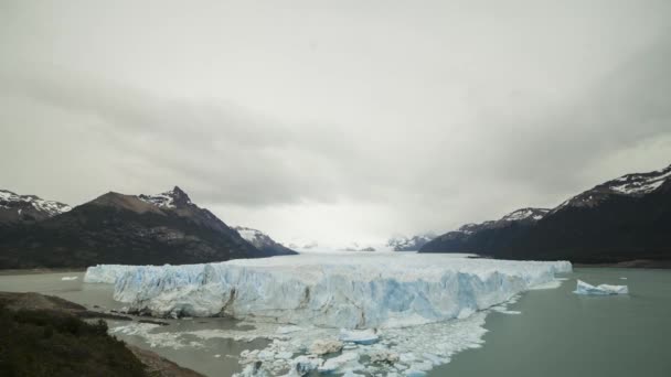 Glaciar Perito Moreno Argentina Tiempo Caducidad — Vídeo de stock