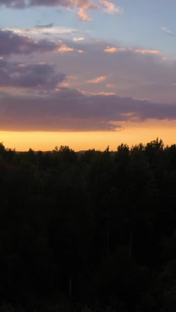 Lago Ladoga Pôr Sol Verão Baía Lekhmalakhti Paisagem Carélia Rússia — Vídeo de Stock