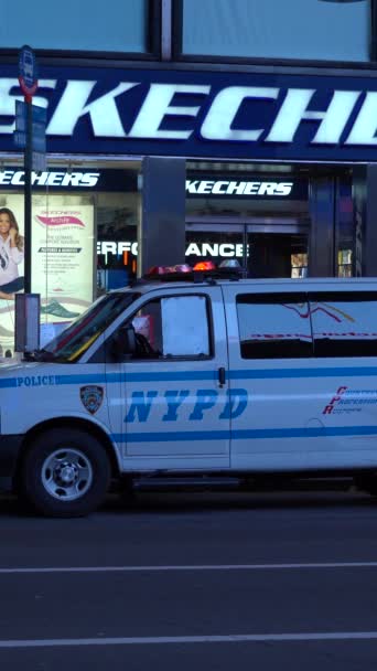 New York City Usa Června 2021 New York Police Department — Stock video