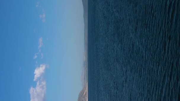 Λίμνη Σάλντα Την Ηλιόλουστη Μέρα Επαρχία Burdur Τουρκία Αεροφωτογραφία Κηφήνας — Αρχείο Βίντεο