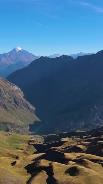 Col Croix Bonhomme Collines Montagnes Alpes Françaises France Vue Aérienne — Video