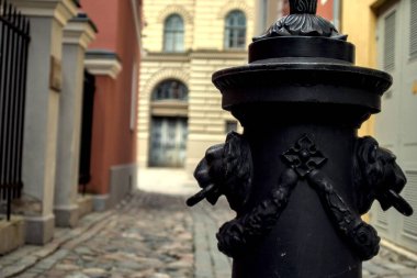 İsveç 'teki eski Stockholm kasabası.