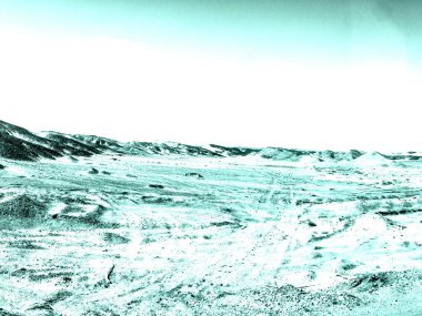 Çölün güzel manzarası