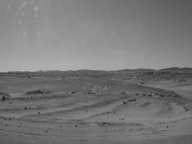 Mısır 'da çölün siyah beyaz fotoğrafçılığı