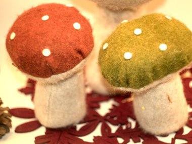 Noel süsleri, yakın çekim