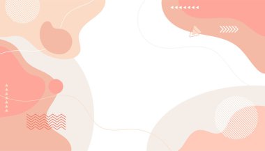 soyut modern dalgalı memphis tarzı arkaplan vektörü