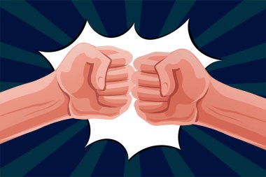 Yumruklarınızı sıkın, birbirinizle dövüşün.