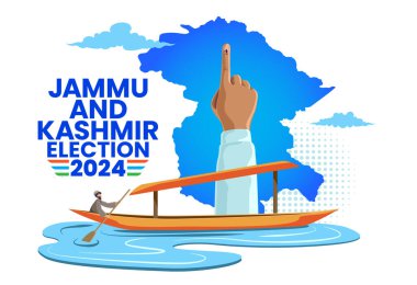 Jammu ve Kashmir Seçim 2024 Oylama Eli ve Geleneksel Shikara