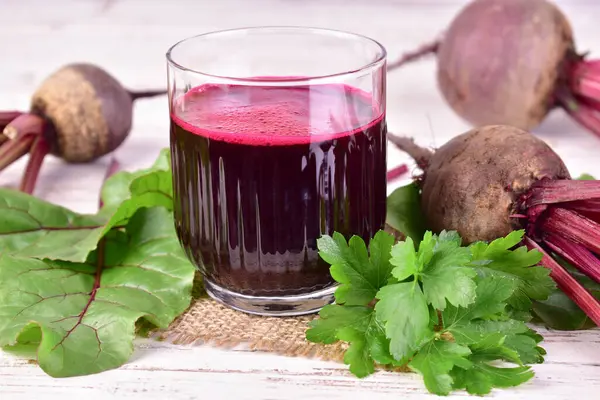 Beetroot Juice Glass Healing Vitamin Drink Made Beets Royalty Free Stock Images