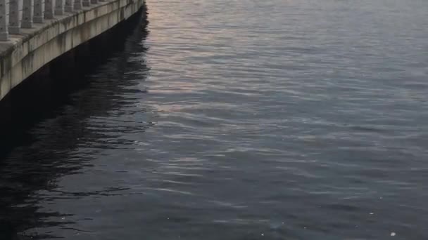 Blick Auf Ruhige Gewässer Bosporus Istanbul Türkei — Stockvideo