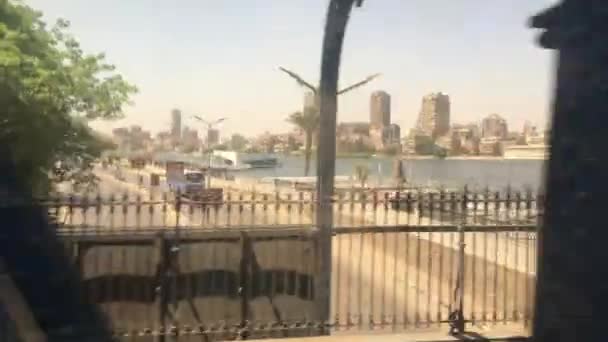 Giugno 2021 Cairo Luxor Train Line Egitto Vista Dal Finestrino — Video Stock