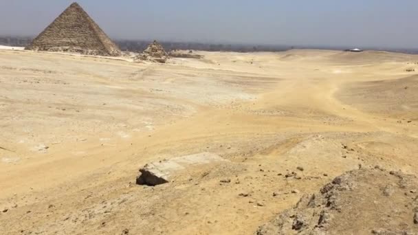 Maio 2021 Giza Necropolis Cairo Egito Pegando Cavalo Carruagem Redor — Vídeo de Stock