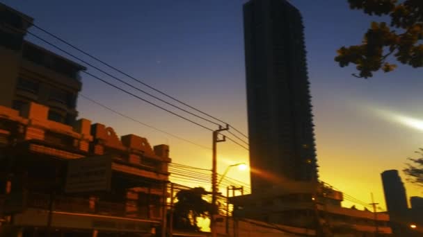 Března 2022 Jomtien Chonburi Thajsko Brzy Ráno Když Slunce Vychází — Stock video
