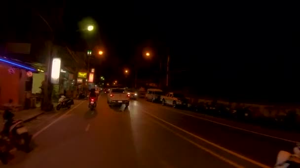 Janvier 2024 Patong Phuket Thaïlande Conduire Travers Périphérie Patong Dans — Video