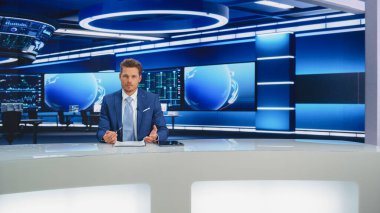 Akşam Haberleri Programı: Sunucu İş, Ekonomi, Bilim, Siyaset Muhabirliği. Televizyon Kablosu Kanal Sunucusu Konuşmaları