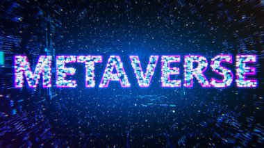 Sanal Sosyal Medya Gerçekliği ile VFX Animasyon Arkaplanı İnternet tarafından internete bağlandı. Videolarla Nesnelerin İnterneti Kavramı