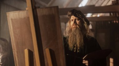 Mona Lisa 'nın Doğumu Resminin Yeniden Canlandırılması: Ünlü Başyapıtın Fırça darbeleri Dahi Leonardo da Vinci tarafından Sanatında Yapıldı