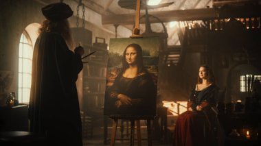 Tarihsel Anın Yeniden Yaratılması: Leonardo Da Vinci İlham Perisi Varlığıyla Mona Lisa 'nın Parlak Resmine Ayrıntılar Ekliyor. Ebedi Güzellik