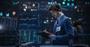 Uluslararası Borsada Çalışan Genç Bir Adamın Portresi: Tablet Bilgisayar Kullanımı, Finansal Piyasaların İzlenmesi