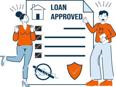 Kredi Operasyonları, anlaşma, ipotek ve finansal destek kavramı.