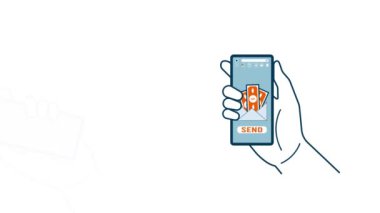 Cep telefonu ödemeleri, akıllı telefonların mali işlemleri. 2B Canlandırma