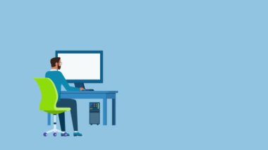 Çevrimiçi yedek depolama ve bulut senkronizasyon hizmeti kavramı ve veri transferi bir grup iş adamı tarafından bulut yedeklemesine. 2B Canlandırma