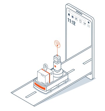 Teslimat robotları verimli 
