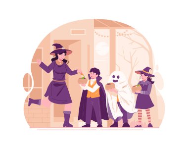 Cadılar Bayramı kostümü giymiş, 