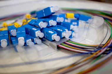 Veri iletimi için çoklayıcı. İnternet servis sağlayıcıları için internet ekipmanları, bağlantı, veri iletimi