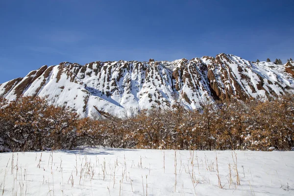 Roxborough State Park Colorado Covered Snow Winter — Stock Photo, Image