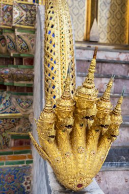 The Statue of Naga at Grand Palace in Bangkok, Thailand
