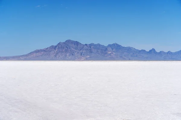 stock image The view of Bonneville Salt Flats in Utah