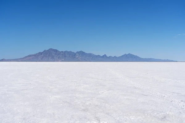 Widok Bonneville Salt Flats Utah Zdjęcia Stockowe bez tantiem