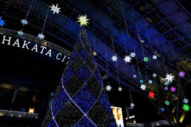 The Fukuoka Christmas Market at the JR Hakata Station clipart