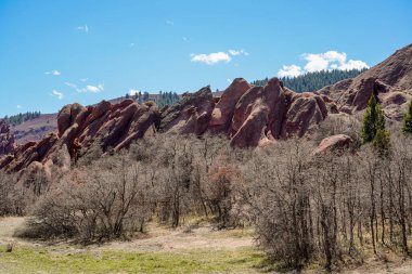 Kum taşı oluşumu roxborough state Park, colorado, ABD
