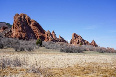Kum taşı oluşumu roxborough state Park, colorado, ABD