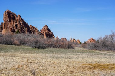 Kum taşı oluşumu roxborough state Park, colorado, ABD